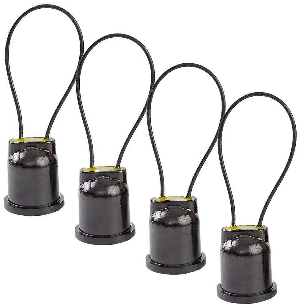 Light Bulb Socket Lamp Holder with Wire for Home 8Pcs Black Ceiling Socket