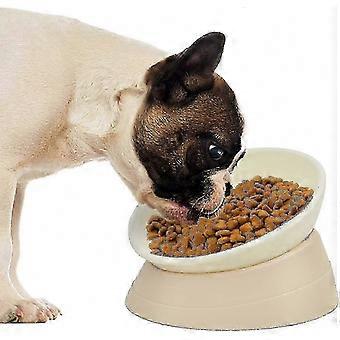 Comedero inclinado para bulldog francés para comer más fácilmente