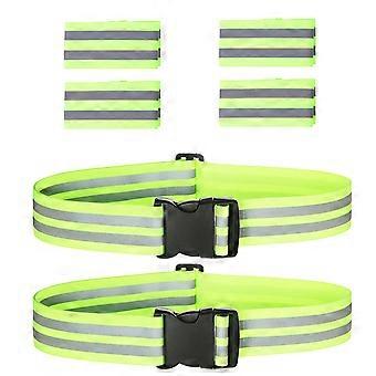 Adjustable Reflective Band Safety Wrist Strap for Use 1Set