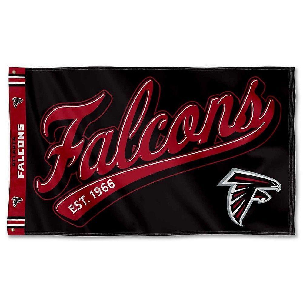 Atlanta Falcons Script Logo Flag GS0639