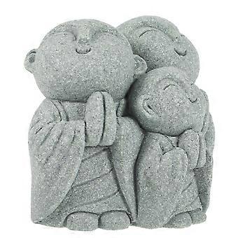 Fish Tank Decorations Monk Statue for Aquarium Decoration 1Set