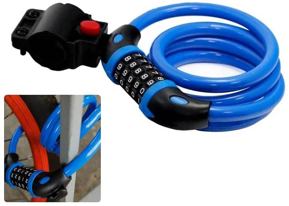 Bike Lock Bicycle Bicycle Lock,long Cable Lock, 5