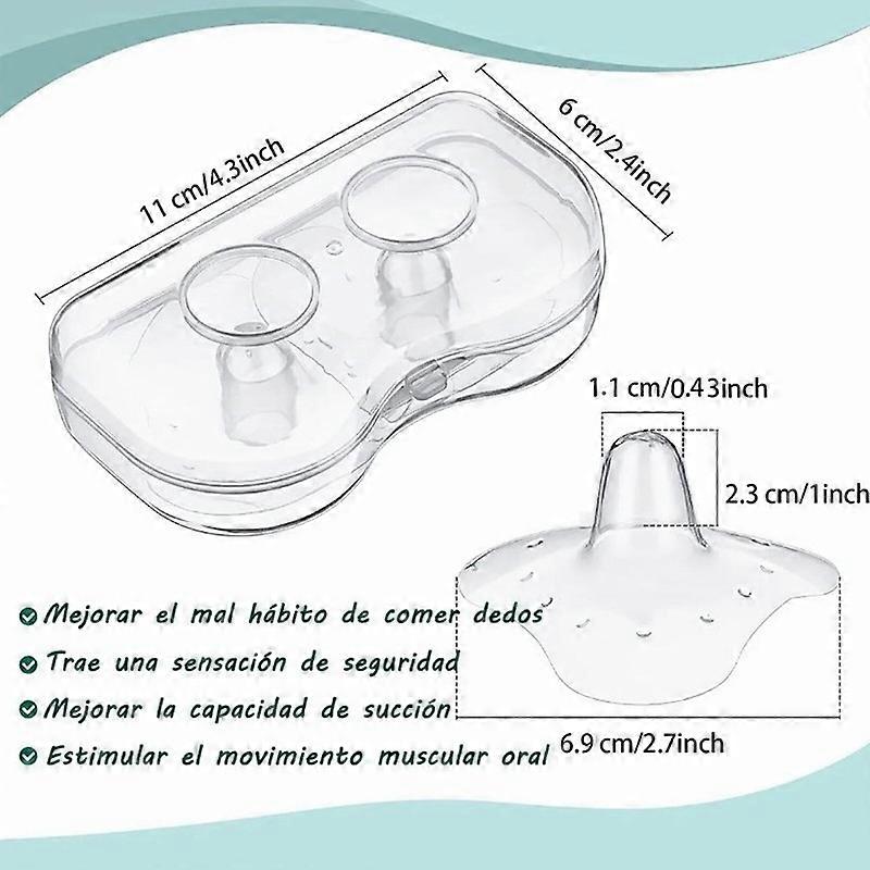 Nipple Silicone Shield Shields 1 Nipple Pair Soft Nursing Triangular