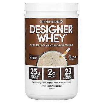 Designer Wellness, Designer Whey, Meal Replacement Protein Powder, Milk Chocolate, 1.72 lb (783 g)