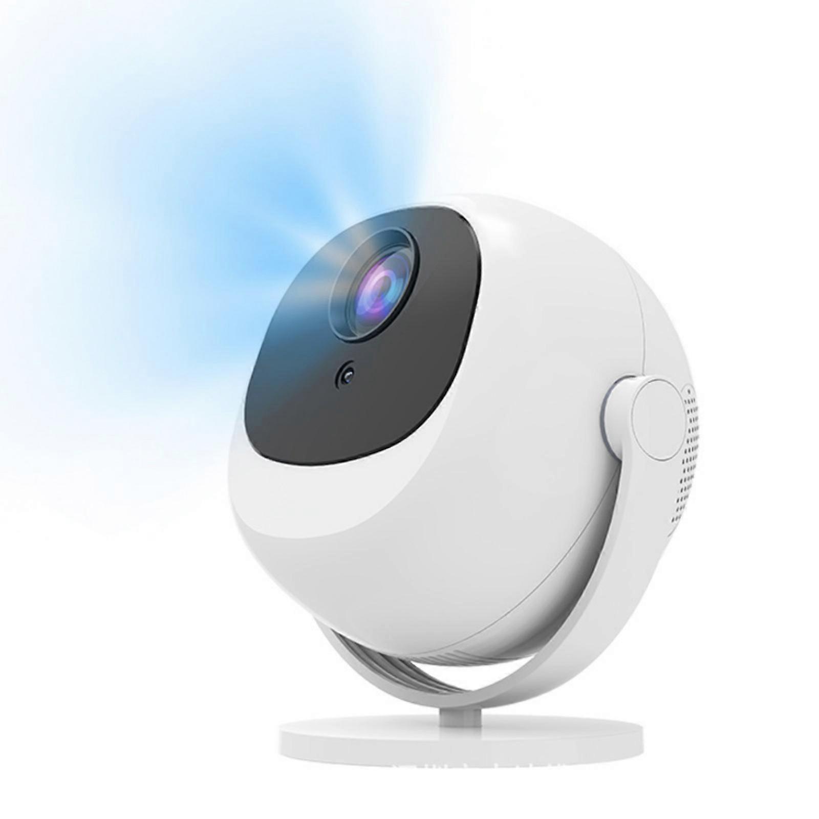System Projector Wireless Streaming Auto Focused for Cinema Experience 360 Stand Cooling Multicolor