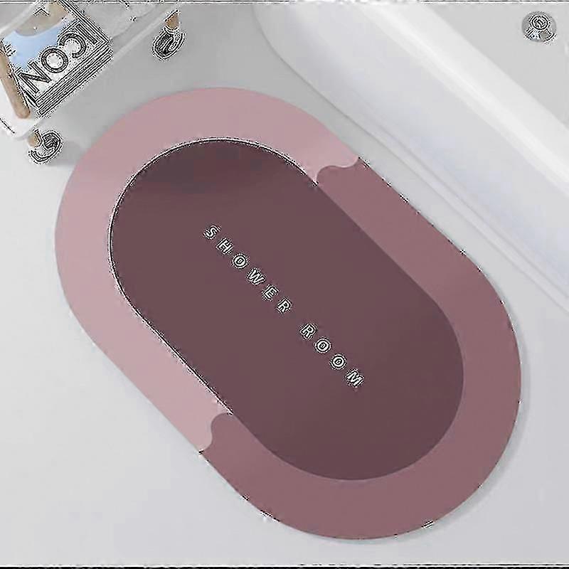 Super Absorbent Non-Slip Red Bath Mat