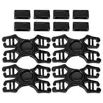 4pcs Swim Goggles Head Strap Button Goggles Strap Connector Universal Goggles Buckles