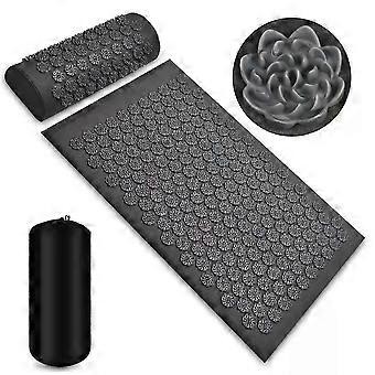 Pranamat Eco Lotus Spike Mat Acupuncture Massage Cushion Kuznetsov's Applicator for Neck Foot Back Yoga Acupressure Massage Mat