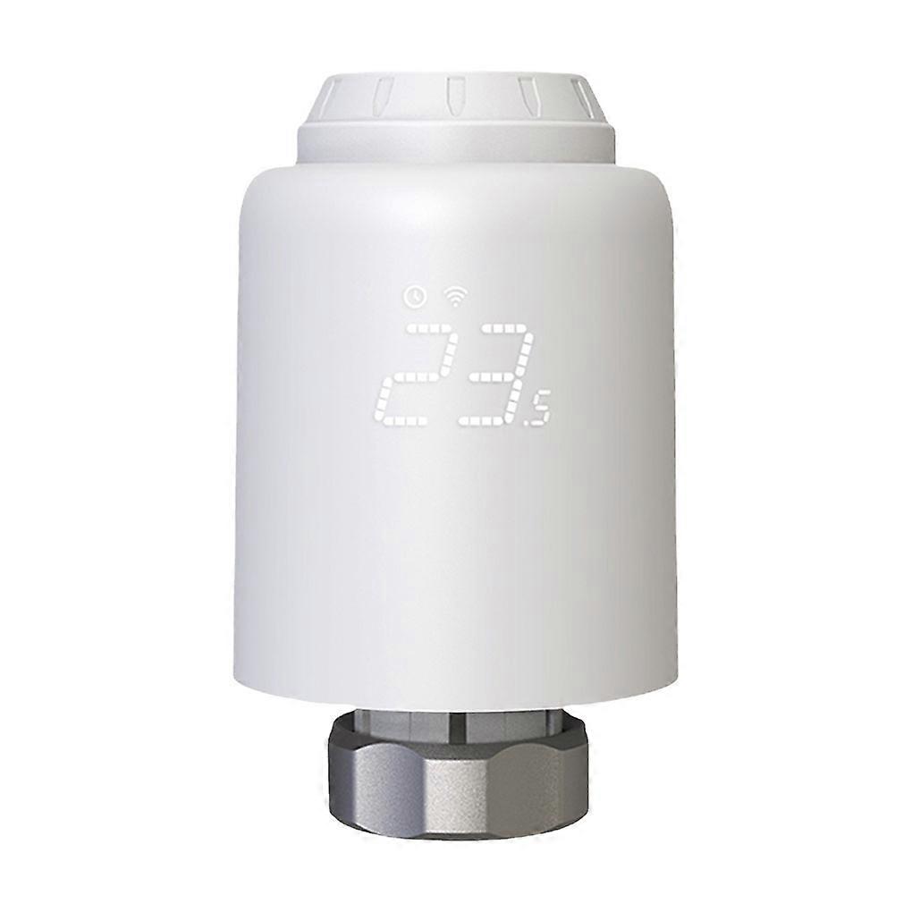 ABS App Remote Temperature Controller For Convenient Heating Control Smart ZigBee Radiator Actuator