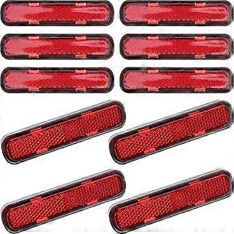 Safety Reflector Screw on Reflector for Bike Use with 10Pcs Pack