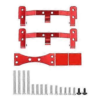 Metal Link Rod Mount Base and Axle Up Servo Bracket Mount for WPL C14 C24 C34 C44 C54 1/16 RC Car Up