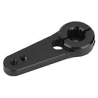 Aluminum Alloy RC Steering Servo Half Arm Horn 44mm 15T compatible HSP 1/5 Truck (Black)