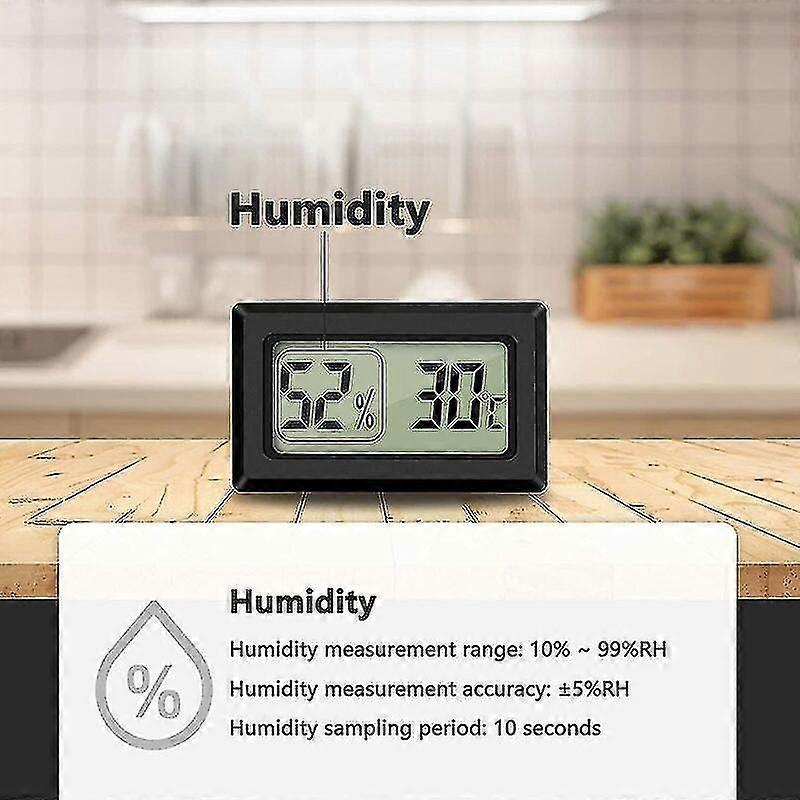 Mini Digital Lcd Thermometer Hygrometer Temperature Humidity Tester (5pcs)