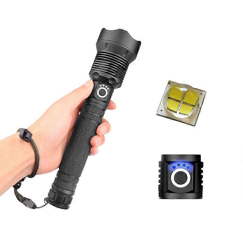 XHP70 LED Flashlight Rechargeable High Power Torch