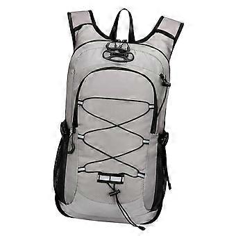 Waterproof Hydration Backpack for Hiking and Running with Water Bladder, Gray Outdoor Pack