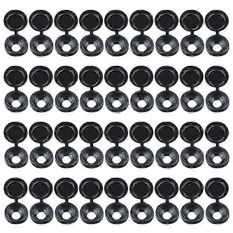36pcs Screw Caps Hinged Screw Cap Foldable Snap Button Hardware Screw Cover Banmo