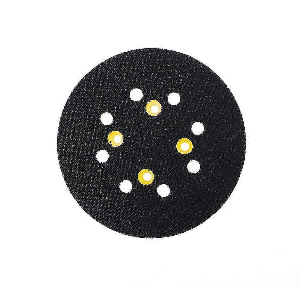 Black Replacement Sander Pad 8 Hold 4 Eye Hook & Loop Compatible with Industrial