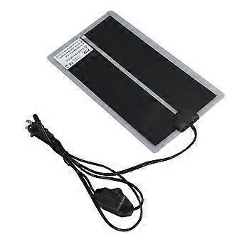 Reptile Terrarium Heat Pad Rapid Heating US Plug 110 to 120V Waterproof Adjustable Temperature Reliable for Home Living Room Office 7W