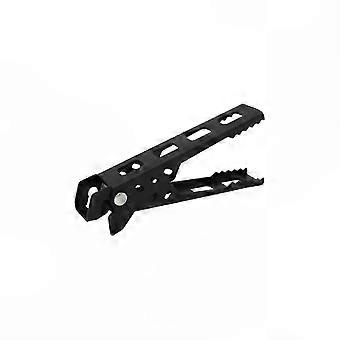 Heatproof Nonslip Handle Camping Cookware Clip, Aluminum Alloy Tool for Backpacking, BBQ and Hiking