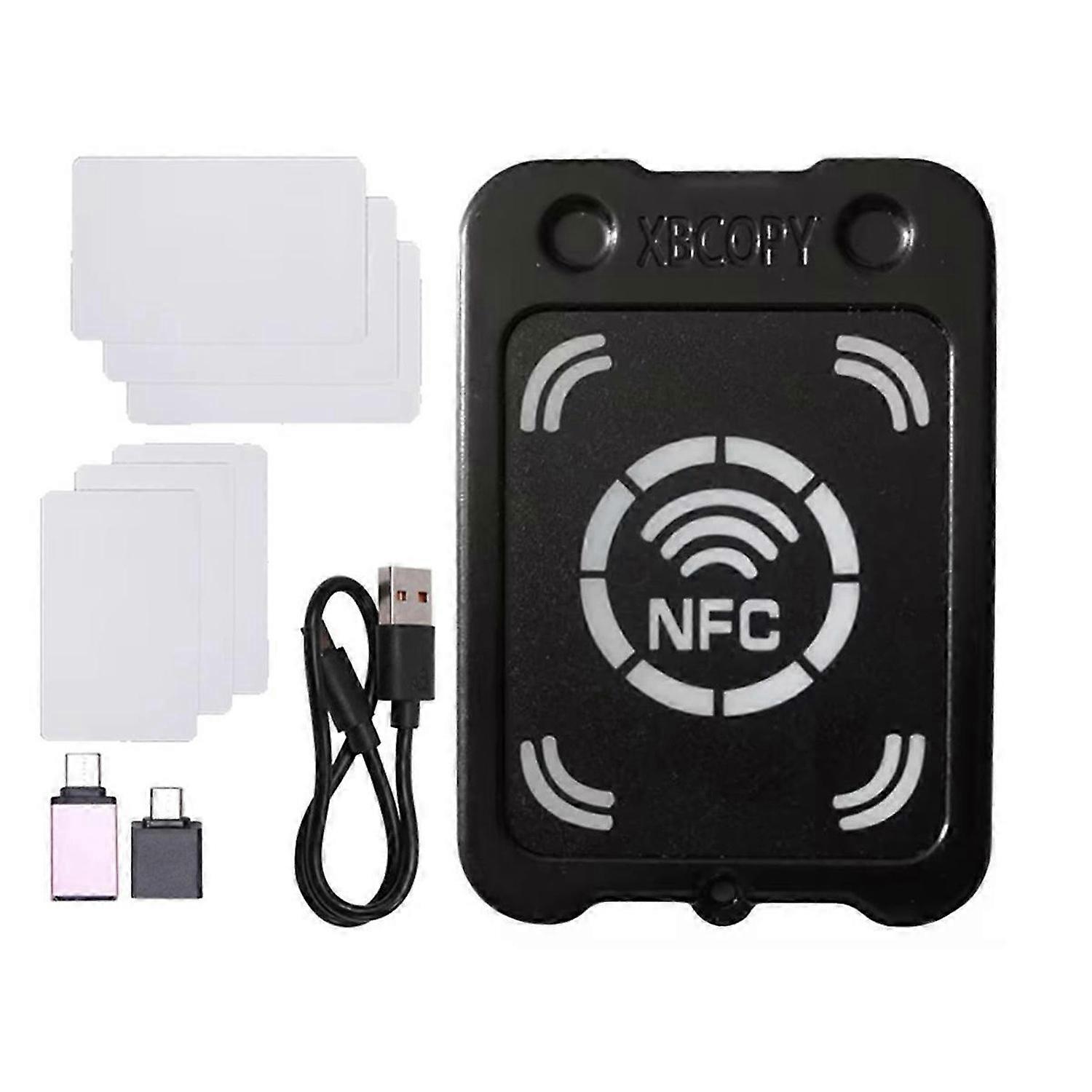 RFID Smart Chip Card Reader Copier+3xUID/CUID Card NFC Encryption Key Reader IC 13.56Mhz RFID Token