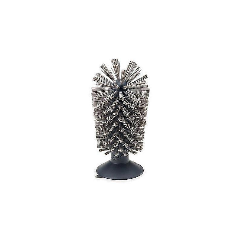 Glass Brush with Suction Cup - gray