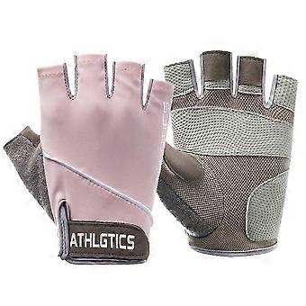 Kaesi 1 Pair Anti-slip Breathable Half Finger Riding Gym Fitness Gloves compatible with Men Women