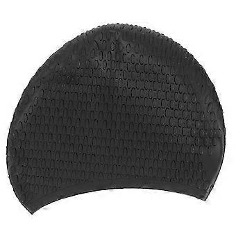 Silicone Swimming Hat Stylish Swimming Head Protective Hat Water Drop Shape Bath Hat good GIX