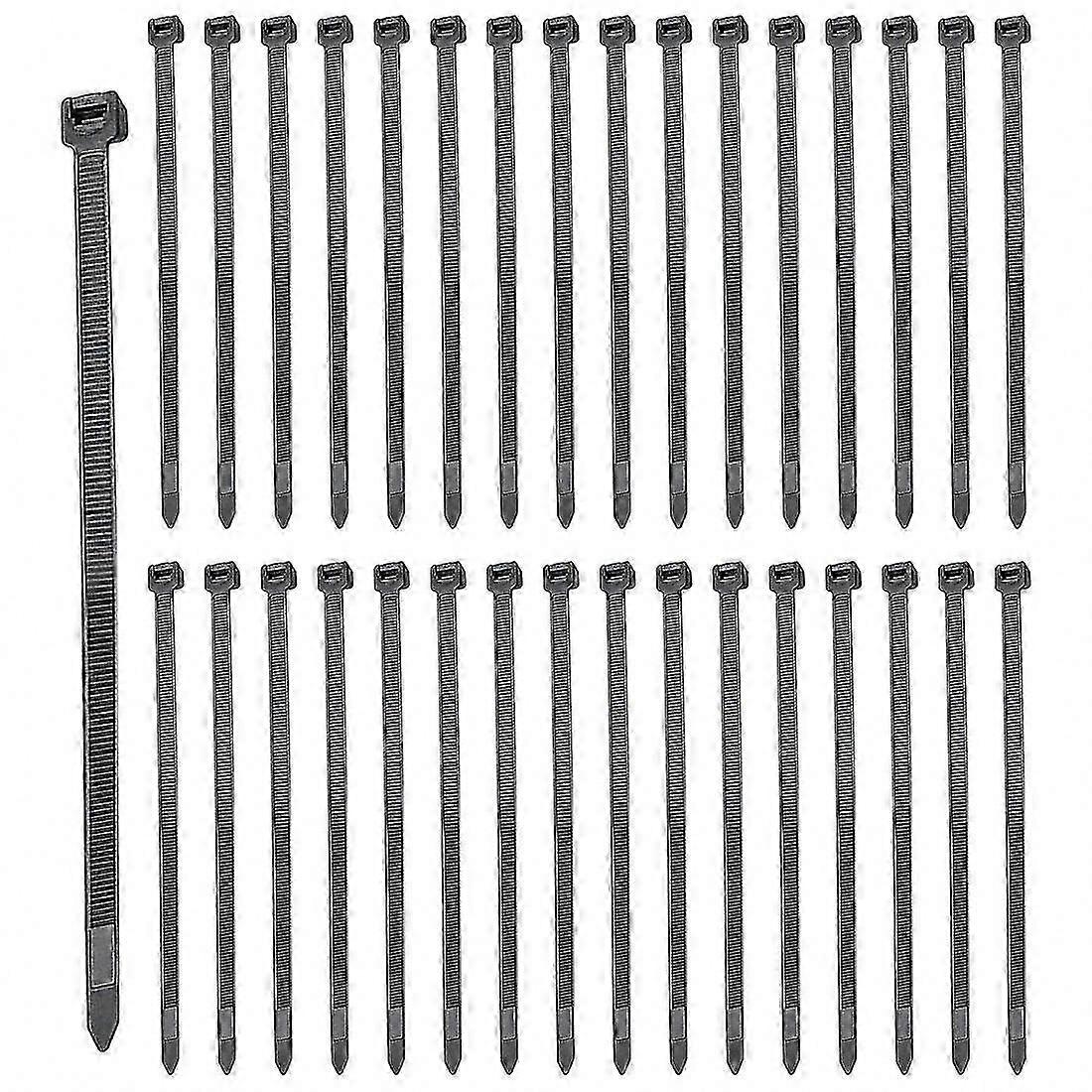 Cable Ties, 200 PCS Black Nylon Self-Locking Cable Tie Set