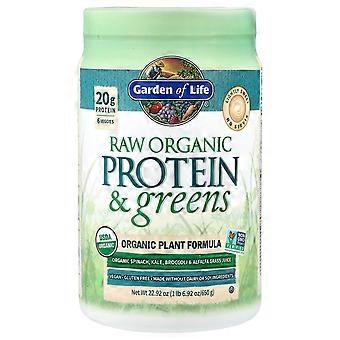 Garden of Life, Rohes Bio-Protein & Grünzeug, Leicht gesüßt, 1 lb 6,92 oz (650 g)