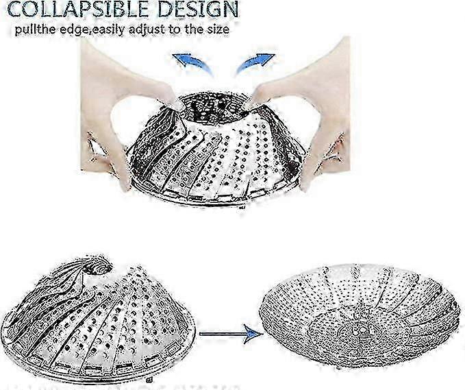 2 Vegetable Steamers, Collapsible Vegetable Steamer