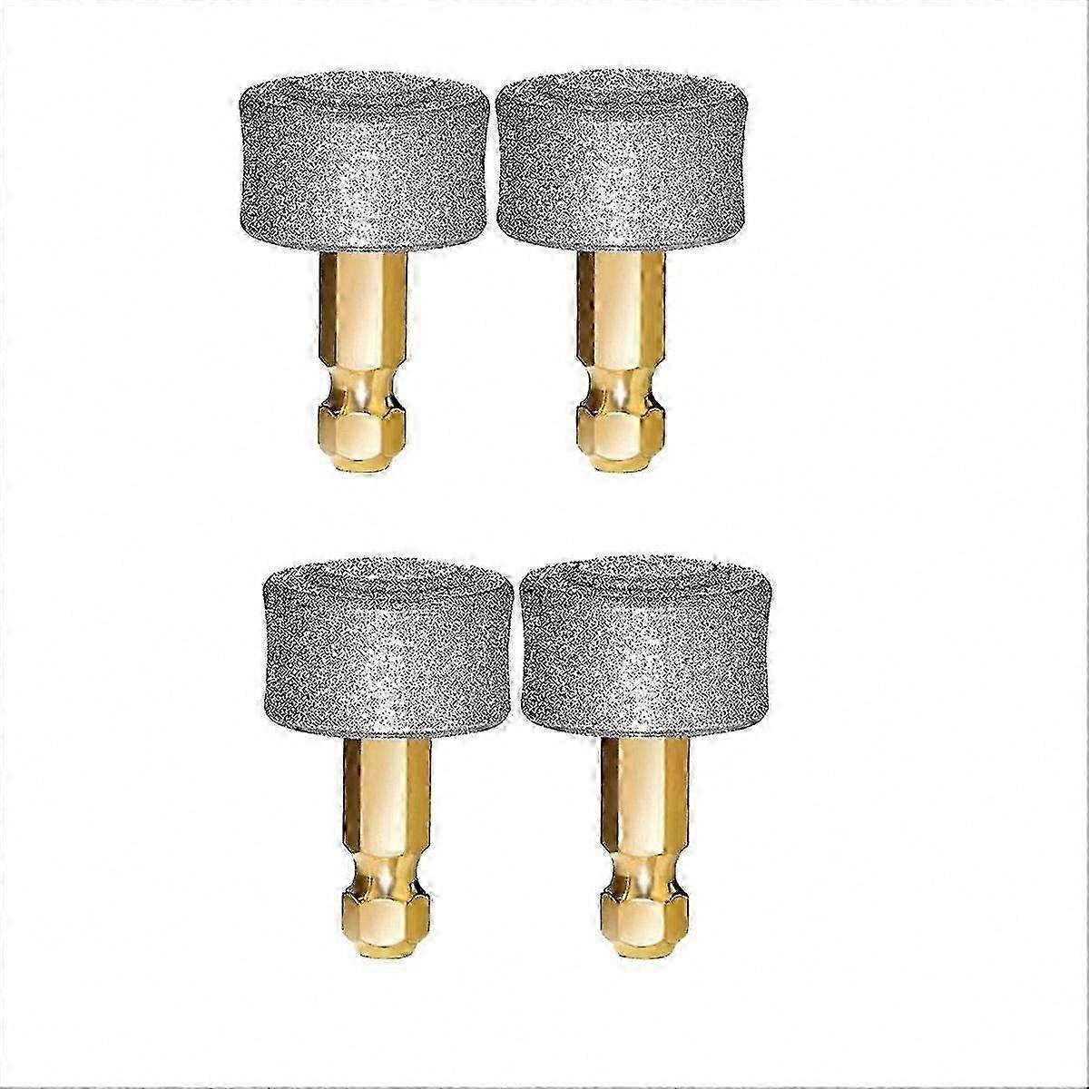 4-Pack Diamond Grinding Heads compatible with Dog Nail Grinders Replacement
