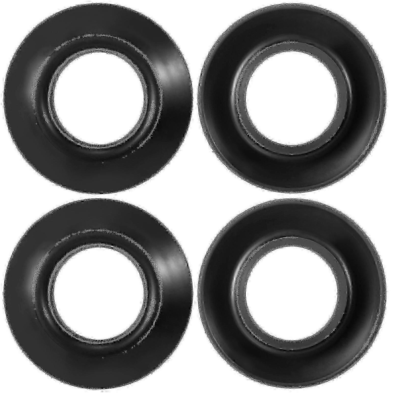 Black Rubber Paddle Drip Ring Set