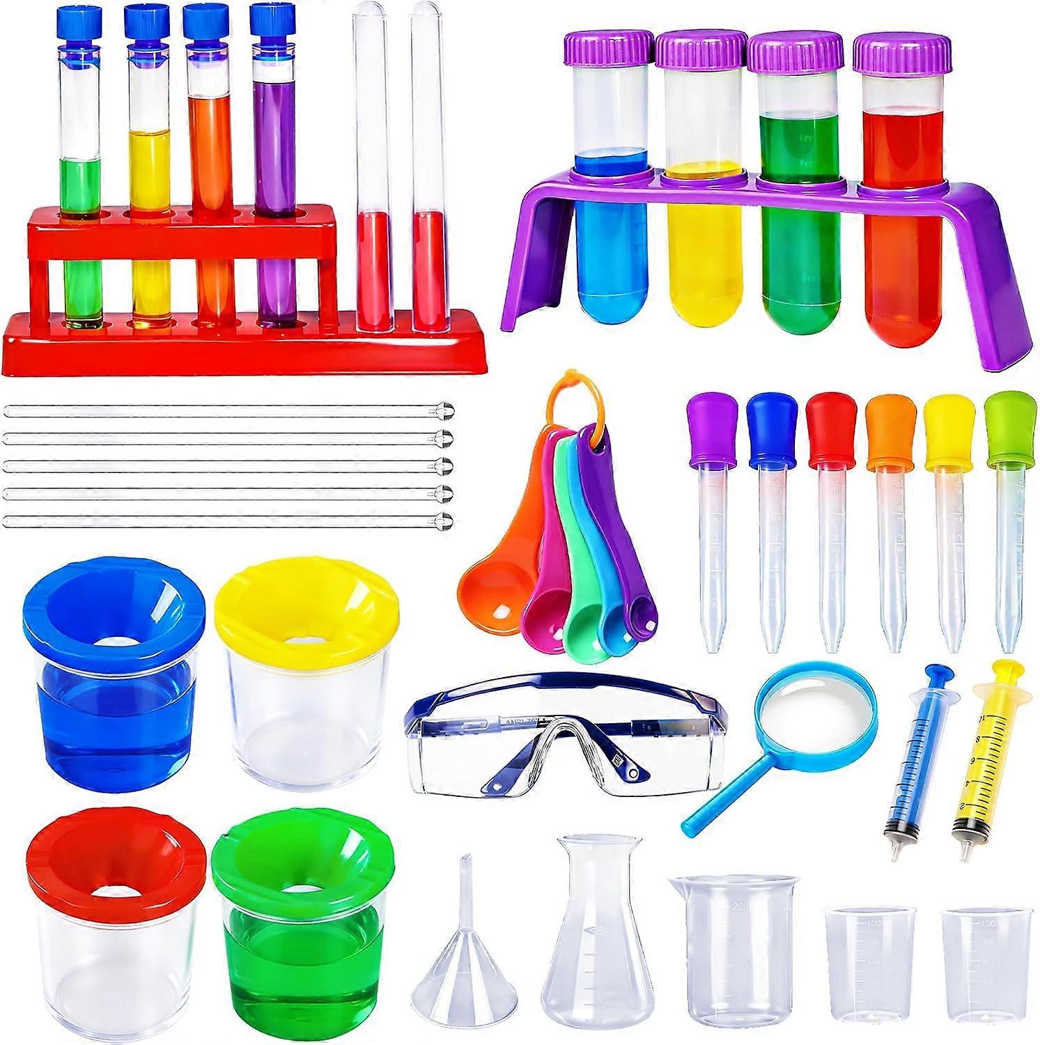 37PCS Science Kits for Kids, Beakers and Test Tubes Experiments