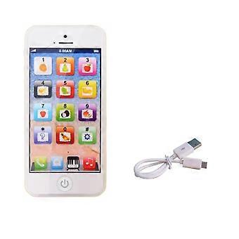 Frühkindliches Lernspielzeug in Form eines Handys: Ein Lernhandy für Kinder, das Englischunterricht, Musik, Licht und Soundeffekte bietet und sich ideal als Geschenk für Babys und Kleinkinder eignet.