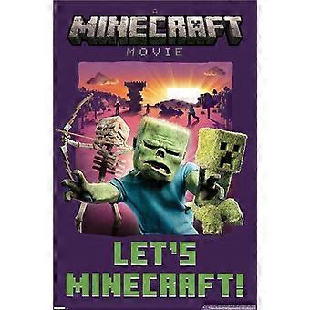 A MINECRAFT MOVIE - ZOMBIE, CREEPER, SKELETON Wooden Jigsaw Puzzles UE050