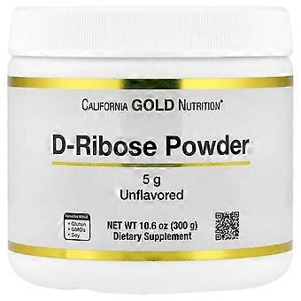 California Gold Nutrition, D-Ribose Powder, Unflavored, 10.6 oz (300 g)