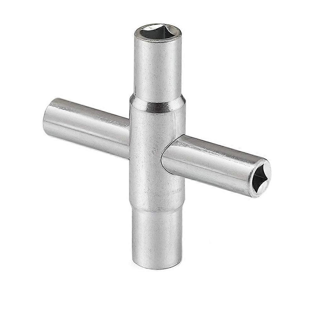 4-Socket Steel Sillcock Key Durable Mini