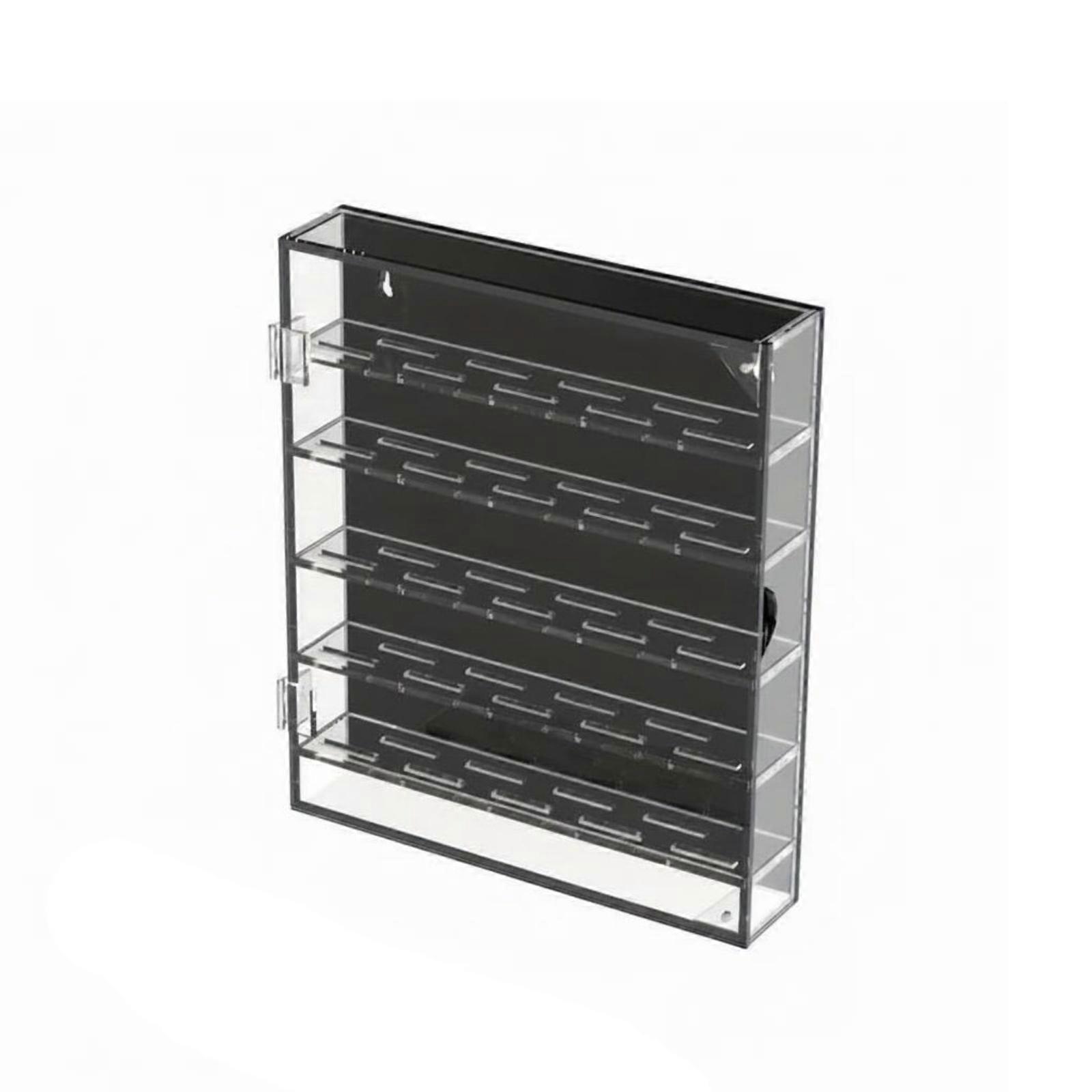 Wall-Hung Medallion Display Cabinet High Clearness Transparent