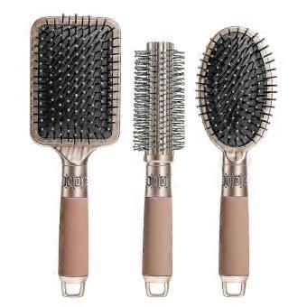 3 Piece Nylon Hair Brush Set Air Cushion