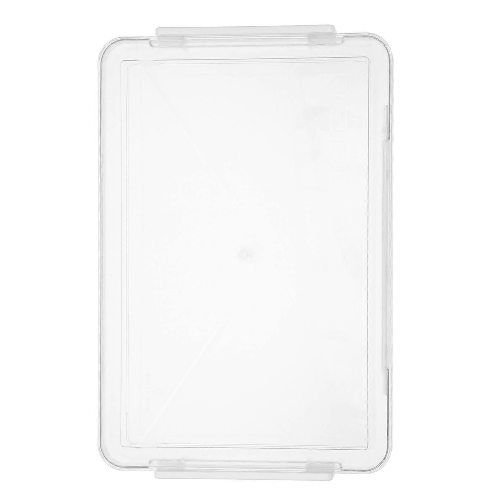 Portable Document Storage Box with Fliptop Handle for Certificate Storage