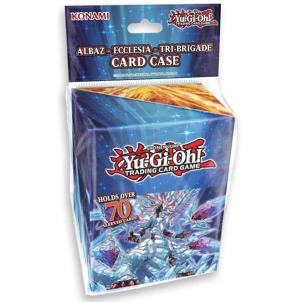 游戏王！Albaz Ecclesia Tri-Brigade 纸牌游戏可容纳 70 多张袖牌