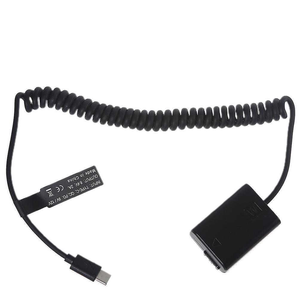 Type C to Dummy Battery Replacement NP-FW50 for Cameras Monitors