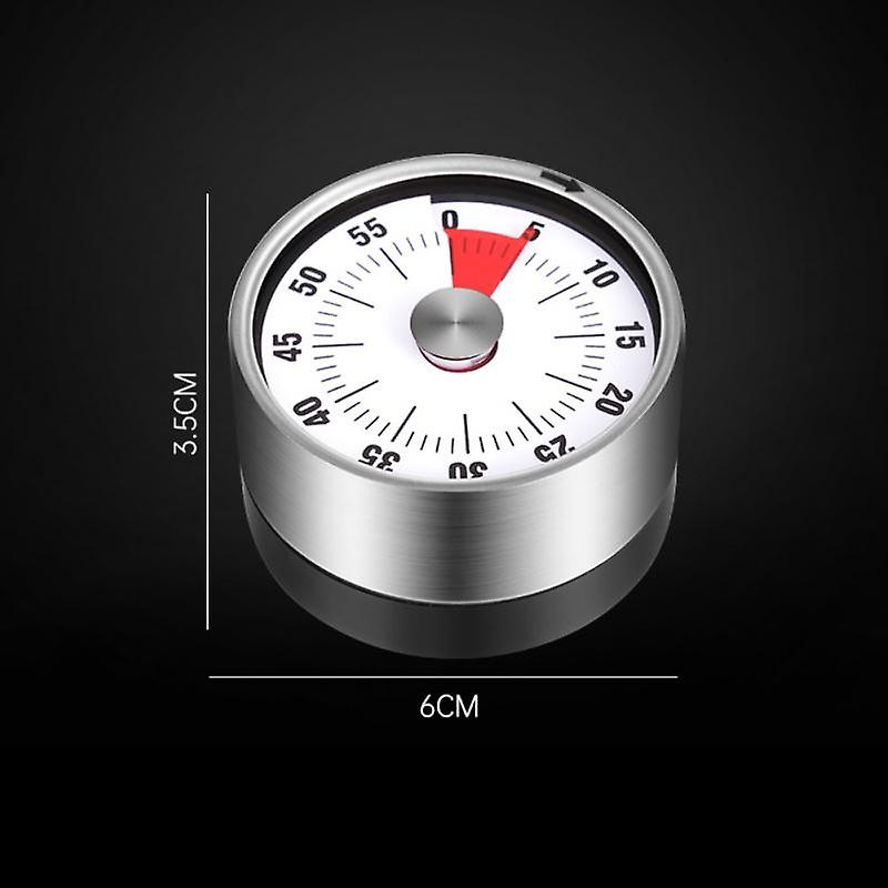 Timer Mechanischer Timer Edelstahl Wecker Visueller Timer Mit Lautem Alarm Magnetisch
