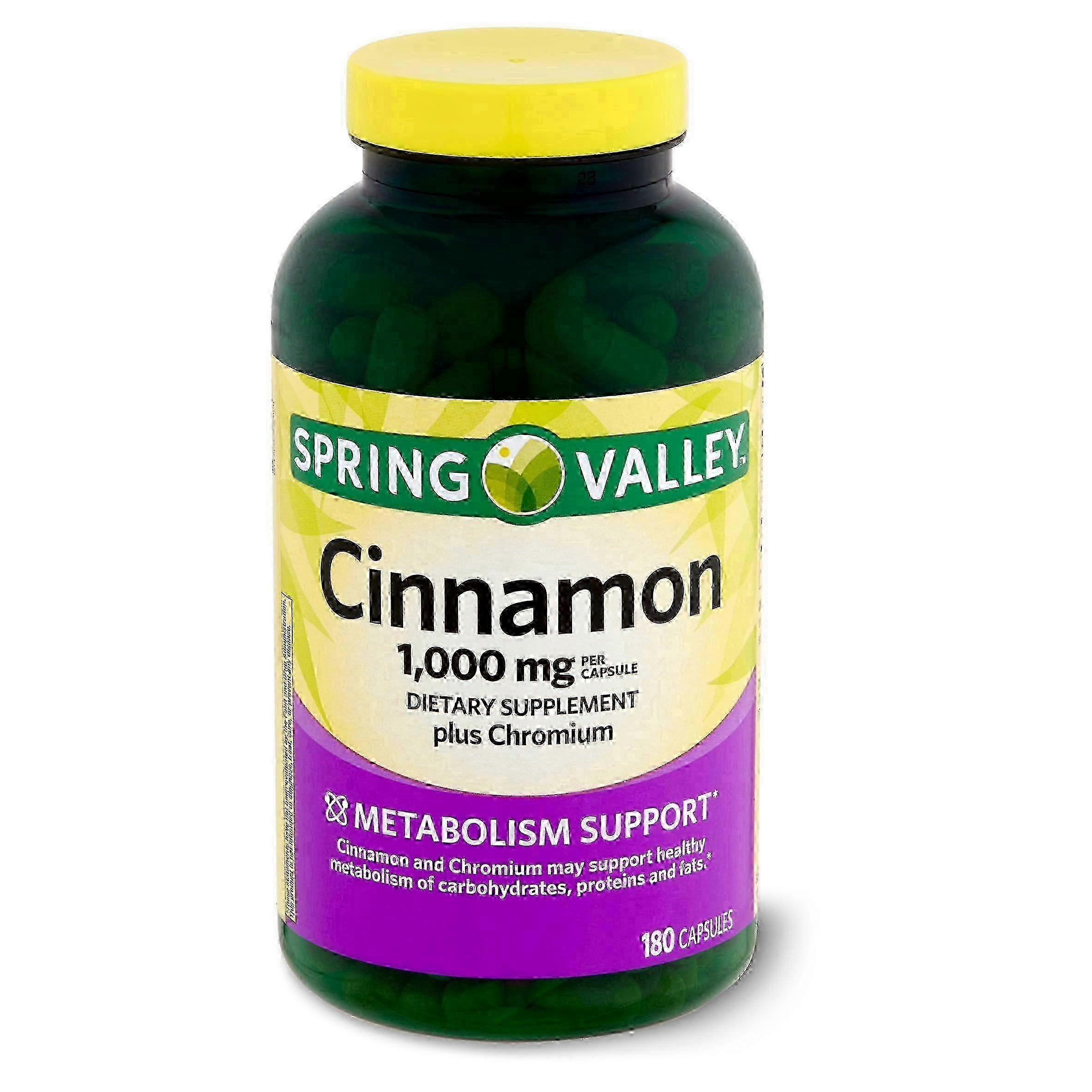 Supliment alimentar Spring Valley Cinnamon Plus Chromium, 180 Ea