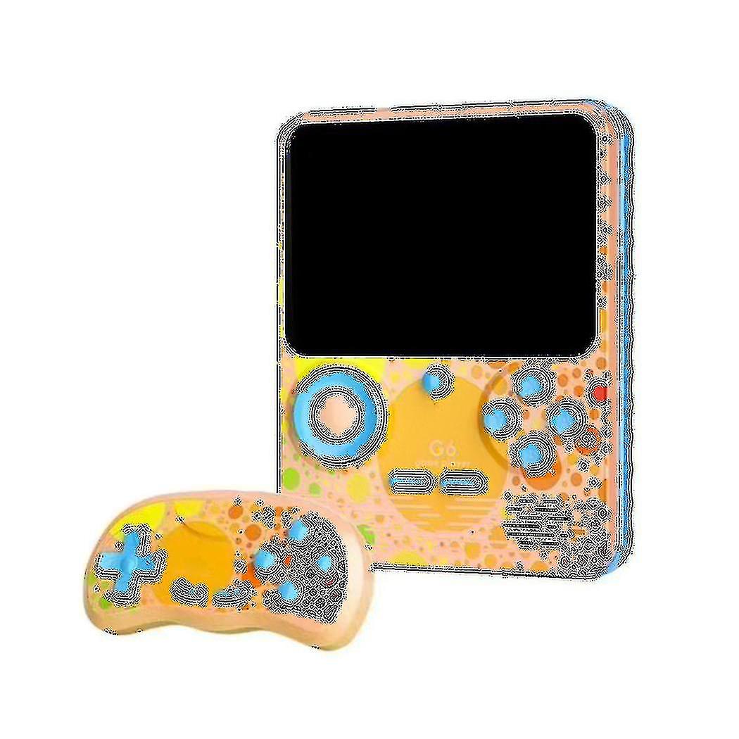 G6 Retro Console Handheld Game Player 3.5 Inch Screen Built-in 666 Games Two-person Mode Game Contr