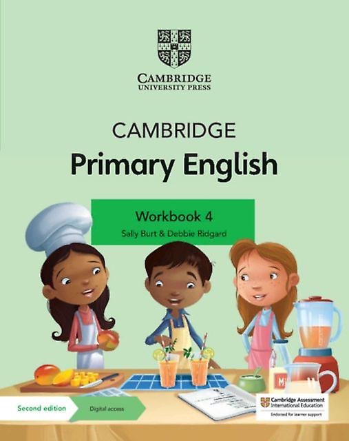 Cambridge Primary English Workbook 4 With Digital Access 1 Year by Debbie Ridgard Paperback Book