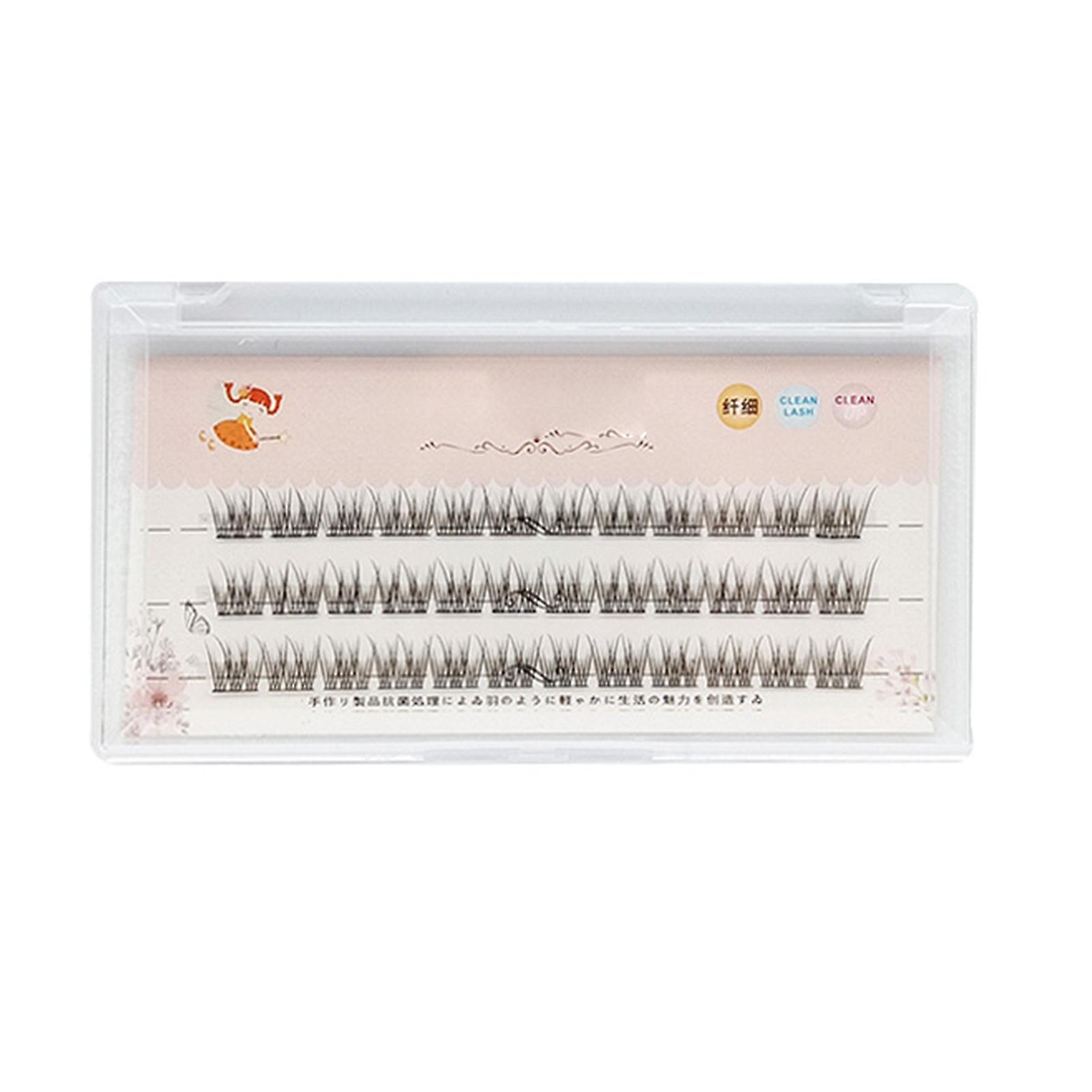 Curling Up Volume False Eyelashes Diy Fluffy Effect Lightweight Eyelashes