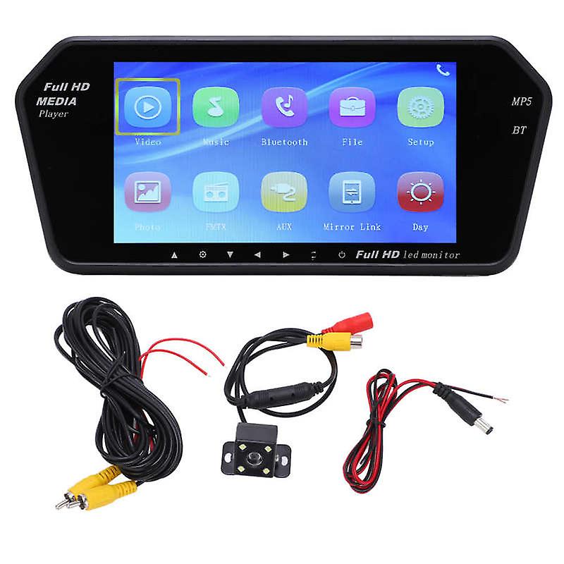 7in Backup Camera Monitor Rear View Display With Remote Control For Cars Suvs Trucks Car Accessories