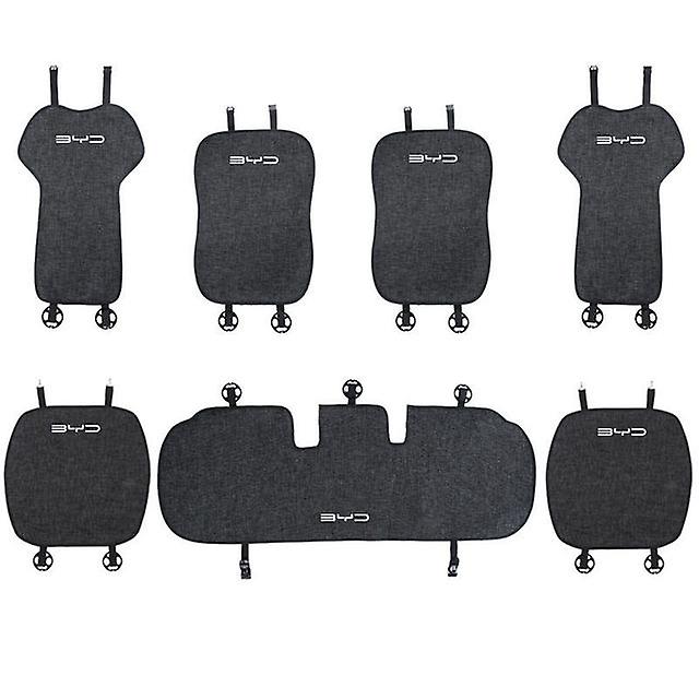 Για αξεσουάρ Byd Atto 3 Yuan Plus 2022 Καλύμματα καθισμάτων αυτοκινήτου Μαξιλάρι αυτοκινήτου Byd λινό μαξιλάρι αναπνεύσιμο για το καλοκαίρι Universal Gray