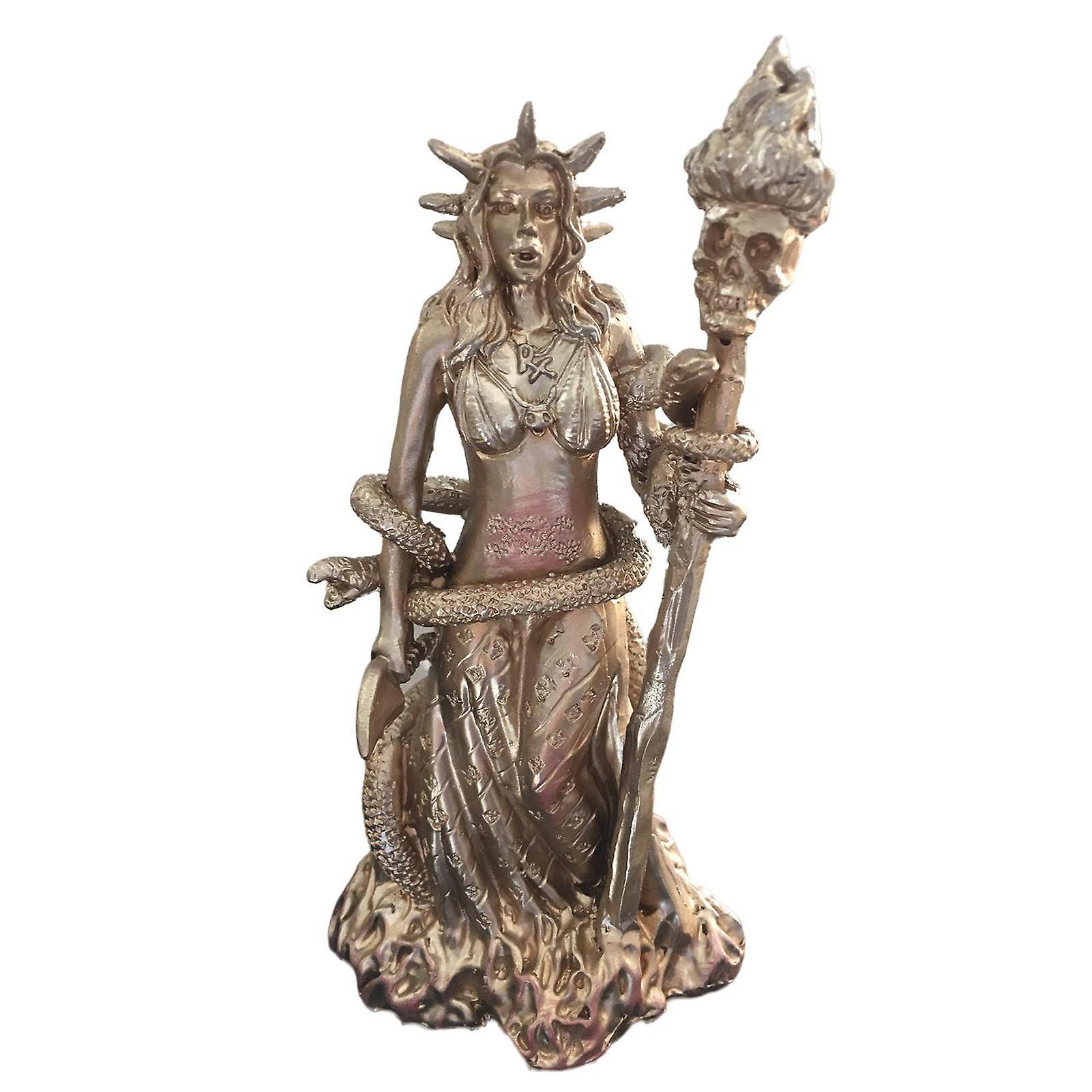 Greek Scepter Goddess Statue Home Wine Cabinet Resin Collectible Craft For Birthday New Year's Day Gift